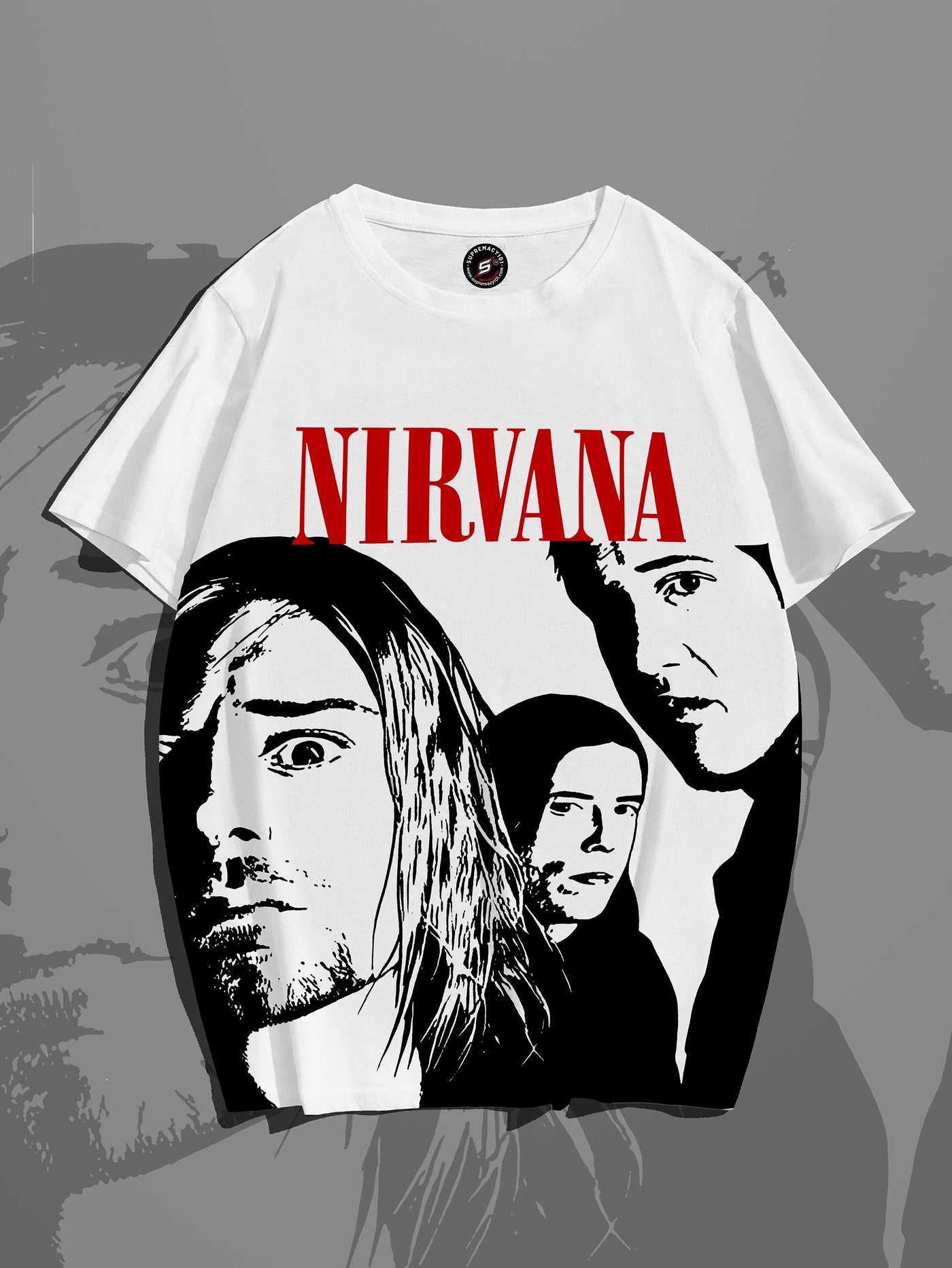 Nirvana White Oversized T-shirt