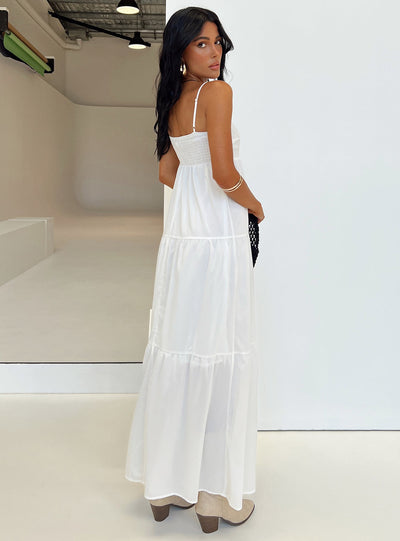 Warrego Maxi Dress White