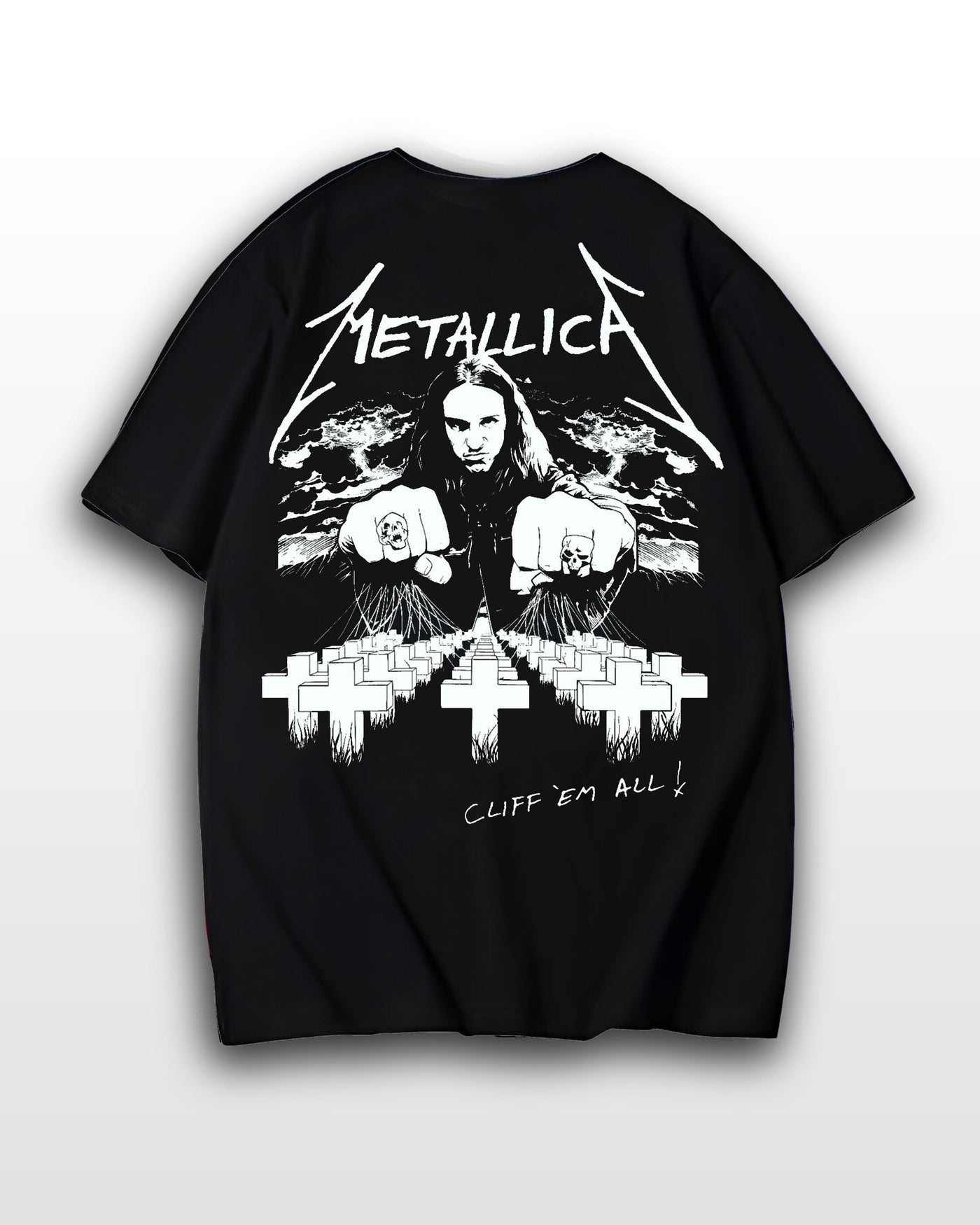 Metallica Black Oversized T-shirt