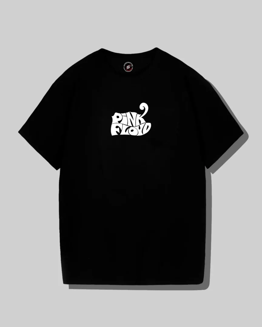 PINK FLOYD BW Back Printed Oversized T-shirt
