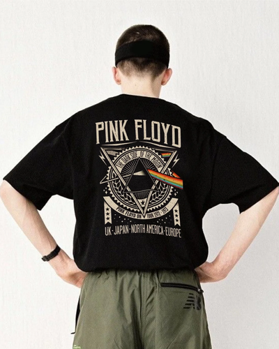 PINK FLOYD DSOTM Back Printed Oversized T-shirt