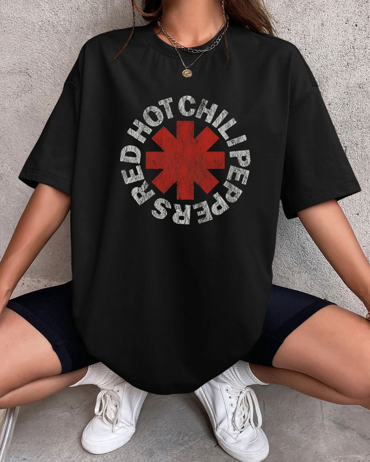 RED HOT CHILLI PEPPERS Oversized T-shirt