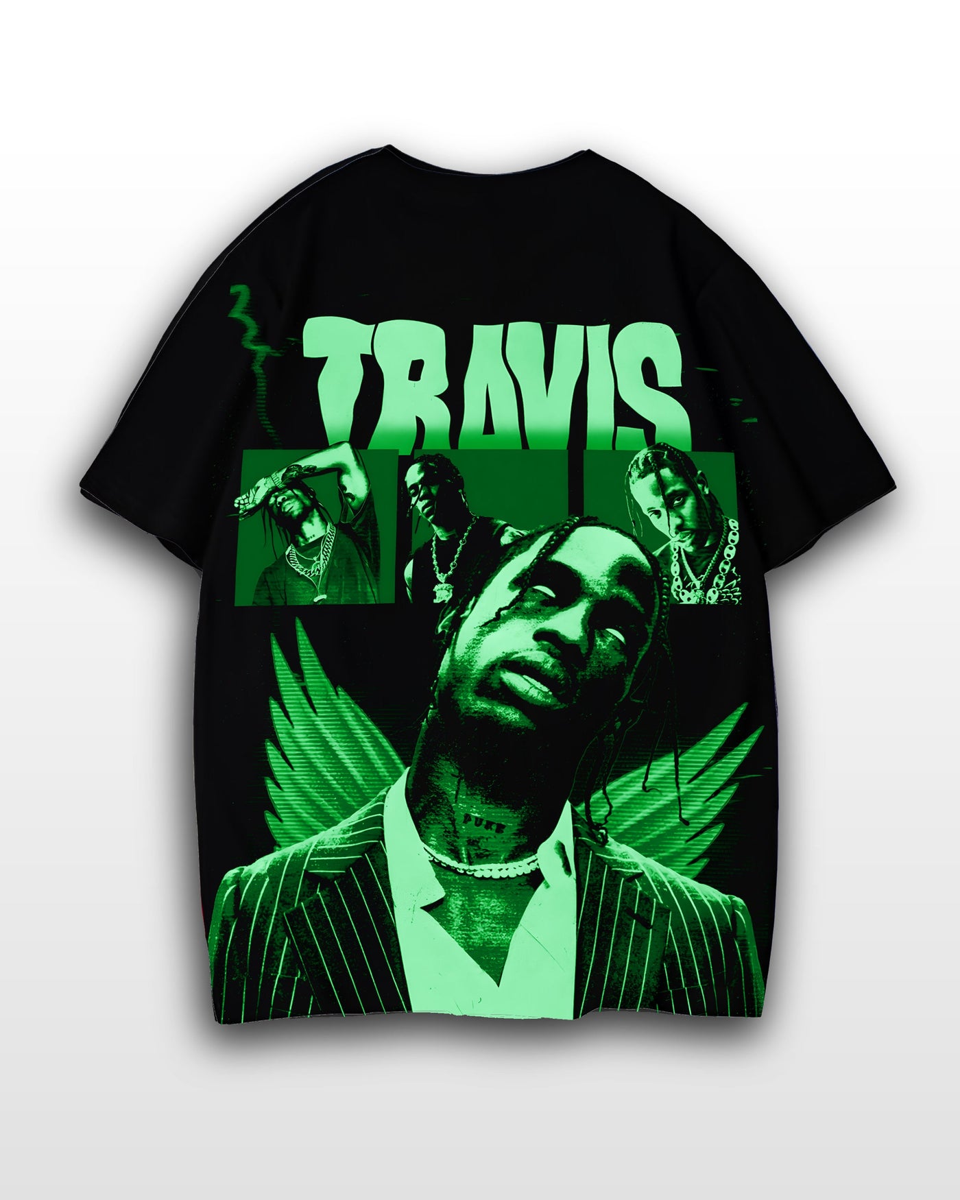 Travis Scott Back Printed Oversized Tshirt