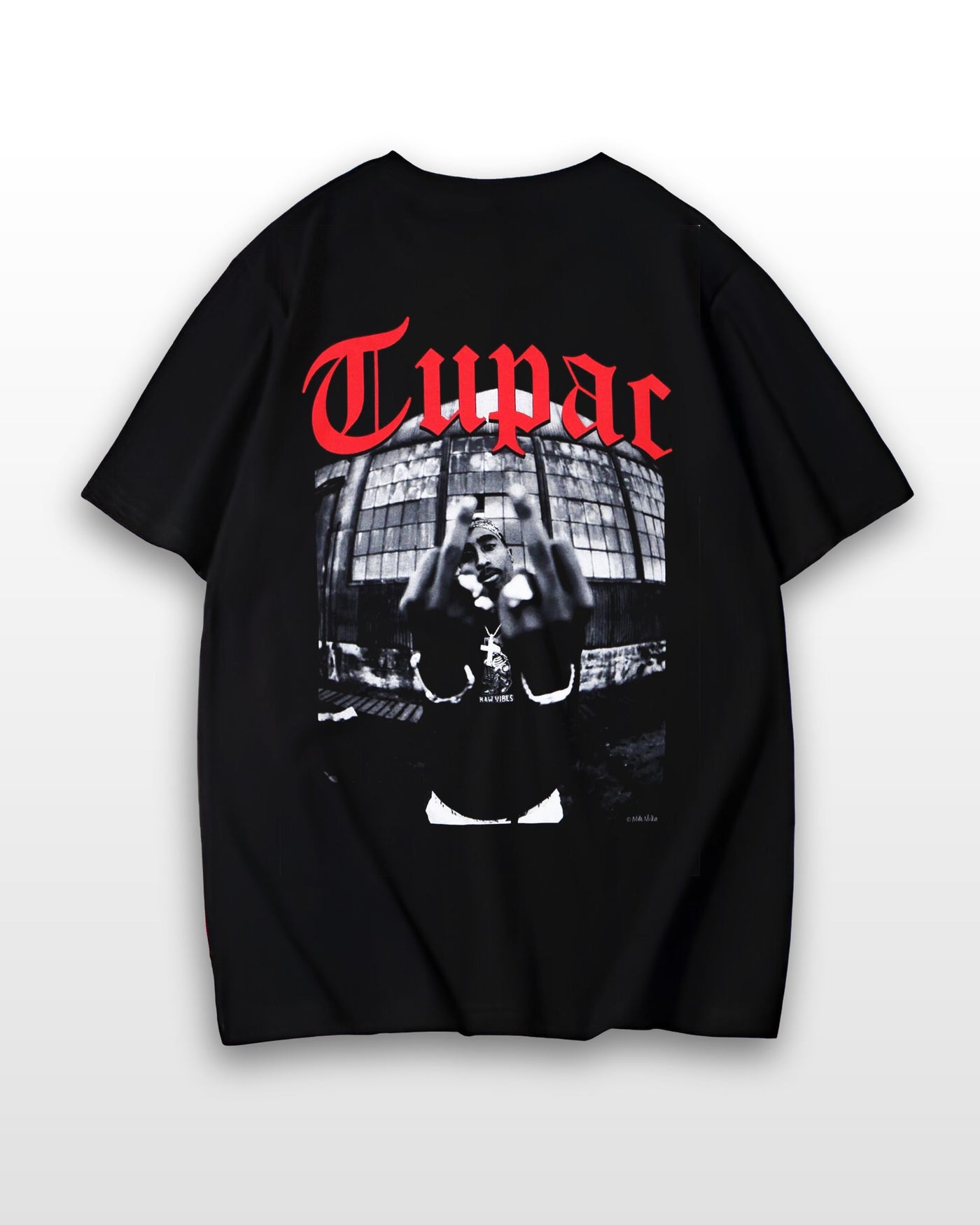 TUPAC Back-Printed Oversized T-shirt
